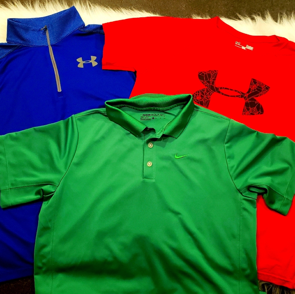 Three boys youth athletic shirts